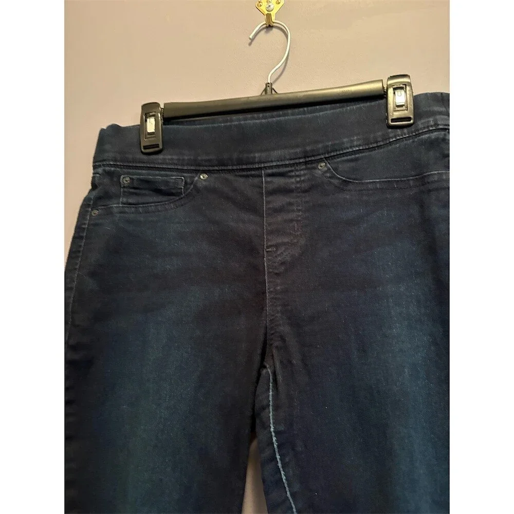 Signature by Levi Strauss Totally Shaping Pull-On Skinny Jeans Dark Wash - Picture 2 of 10